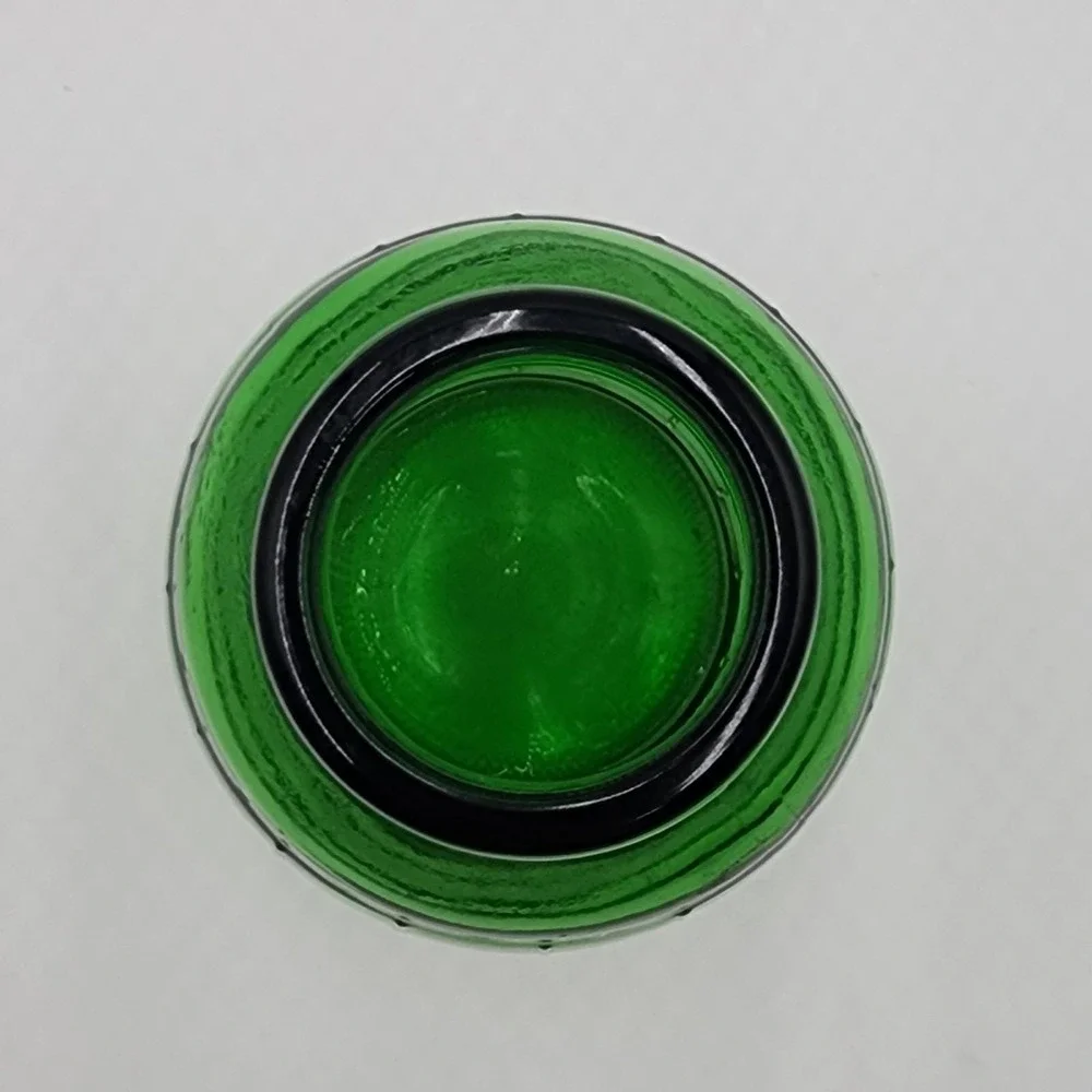 Vintage 1983 Mickey's Malt Liquor Green Glass Barrel Grenade Beer Bottle 12oz